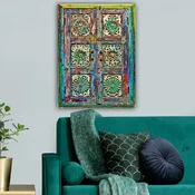 Wallity Dekorativna slika na platnu, 70x100cm, Šarena
