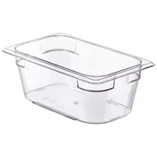 ARAVEN Gastronorm posoda GN 1/4, polikarbonat, globina: 100 mm, prostornina: 2,6 L