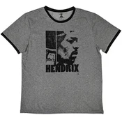 Jimi Hendrix Let Me Live Ringer Grey L Majica