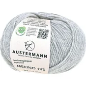 Austermann Merino 105 97612-328 Light Grey Pletilna preja