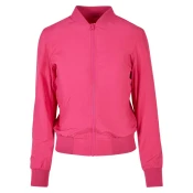 Womens Light Bomber Jacket Hibiscus Pink