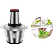 JOJOY® Višenamjenski elektricni sjeckalica za meso i povrce, miješanje, mljevenje, drobljenje MULTIMINCER + strugalica za cešnjak i dumbir MINIGRINDER | MULTIMINI