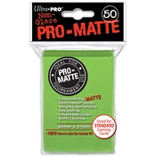 Ultra Pro Matte Standard Deck Protector Sleeves 50 - Lime Green