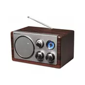 Roadstar HRA1245WD – Retro radio sa drvenim kucištem