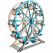 Woodcraft Drvena 3D puzzle Ferris wheel tirkizna