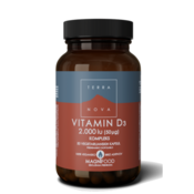 Terranova Vitamin D3 2.000 I.E. kompleks, 50 kapsul