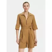 Max Mara Beachwear Kombinezon Canard 2516241019 Rjava Regular Fit