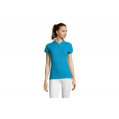 SOLS passion ženska polo majica sa kratkim rukavima aqua XL ( 311.338.59.XL )