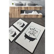 Lessentiel Maison Set 3 prostirke za kupatilo Šareni