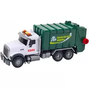 slomart LEAN TOYS Tovornjak smetar z zabojniki, luči, zvoki