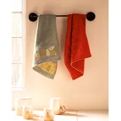 Madame Coco Set kuhinjske krpe Carotte, 2 komada, 40x60cm, Crveno-zeleni