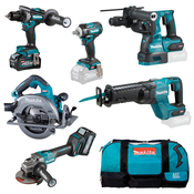 Makita DK0154G602 Combo Kit Maschinenset vključuje Tasche + 2 Akkus 4.0Ah
