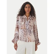 Guess Srajca W6GH22 W1789 Bež Regular Fit