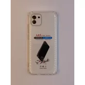 Samsung A03 transparent maska sa ojacanim ivicama ( 96150 )