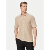 BOSS Srajca H-Nappo 50560494 Bež Regular Fit