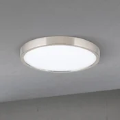 ORION LED stropna svjetiljka Disc, satenska završna obrada boje nikla, O 24 cm, CCT - Dnevni boravak/blagovaonica - Moderan - satenski nikal, bijela - Aluminij