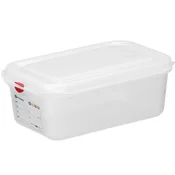 Hendi Posoda za živila GN 1/4 z etiketo in pokrovom, 1,8 l, 265 × 162 × 65 mm