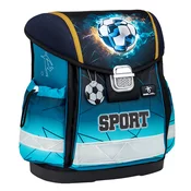 Školski ruksak-kutija Belmil Classic - Fire Football, 1 pretinac