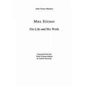 Max Stirner: His Life and His Work