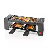 MELISSA raclette - gurmanska - grill pećnica, za 2 osobe, 400 W | 23 x 10 cm | Neprijanjajuće premazivanje