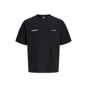 JACK & JONES Majica JCOBIARRITZ svijetlosiva / crna / bijela