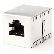 Nedis CCGB89011ME Adapter, CAT6, RJ45, Metalni