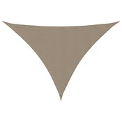 Vidaxl Senčno jadro oksford blago trikotno 5x5x6 m taupe