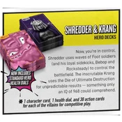 Unmatched Adventures TMNT Shredder & Krang Deck