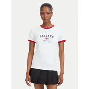Guess Jeans Majica W6YI16 K3995 Bela Slim Fit