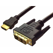 SINNECT kabel HDMI/DVI M/M 1,5 m (12.202)