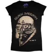 Black Sabbath US Tour 1978 Skinny Fit Black L Ženske Majica