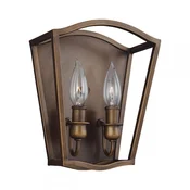 Elstead Lighting Elstead Yarmouth Stenska svetilka z 2 lučema, barvana starana medenina, (22098894)