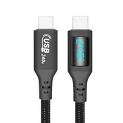 INF Kabel USB-C na USB-C: 240 W, prenos podatkov 480 Mb/s 2 m, (5000291575)