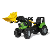 Rolly Toys Farmtrac Premium II Deutz 8280 TTV traktor na pedale sa utovarivacem