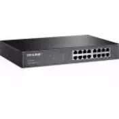TP-Link TL-SG1016D 16-port Gigabit 10/100/1000Mbps Switch, desktop, interno napajanje AC 100-240V
