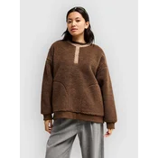 Quiksilver Barranco Crew Fleece Sweater pine bark