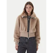 PINKO Krzno 105399 A2PI Bež Regular Fit