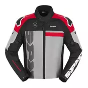 Športna poletna motoristična jakna Spidi Progressive Net WindOut, bela/rdeča