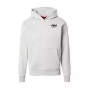 ALPHA INDUSTRIES Majica Signature svetlo siva/črna