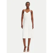 Elisabetta Franchi Cocktail obleka AB74852E2 360 Bela Regular Fit
