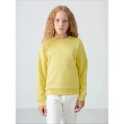 Tommy Life Majica TOMMY Unisex Jugend-Sweatshirt Aus Baumwollmischung limonino-rumena