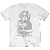 John Lennon Peace White XL Majica