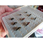 Umetne muhe - gamarus - gammarus GAMMY MIX + škatlica za muhe