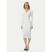 Marciano Guess Pletena obleka G6BK33 Z1636 Bela Slim Fit