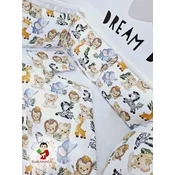Bubamara037 Set za krevetac sa ogradicom od jastuka, Šareni