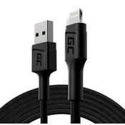 Green Cell GC Ray USB - Lightning kabel, 200 cm, LED osvetlitev
