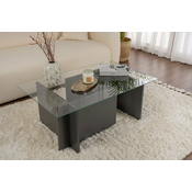 HANAH HOME Sto za dnevnu sobu Vetrino Anthracite