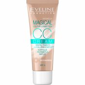Eveline Cosmetics Magical Colour Correction CC krema SPF 15 odtenek 52 Medium Beige 30 ml