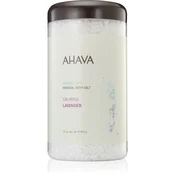 AHAVA Dead Sea Salt Calming Lavender mineralna sol za kopel iz Mrtvega morja 907 g