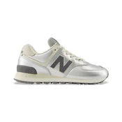 Superge New Balance WL574MLG Srebrna